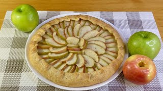 Easy apple galette recipe  How to make apple galette [upl. by Iegres]