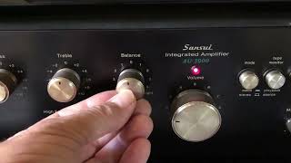 AMPLIFICADOR SANSUI AU 3900 vintage parte 2 [upl. by Wallach834]