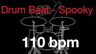 110 bpm  Drum Beat  Spooky Funk Beat [upl. by Ettennek696]