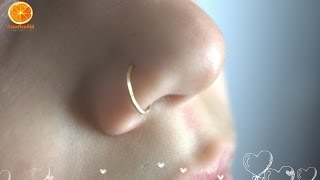 DIY Nose Ring Without Piercing Your Nose [upl. by Broadbent306]