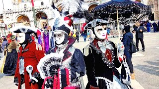 Venice Italy🇮🇹Venice Carnival 2022 The Best Costume Displays [upl. by Nera]