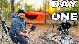 Into the Wild  7 Day Beginner Survival Challenge Texas  Day 1 [upl. by Ita429]