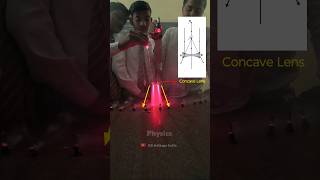 concave lens experiment physics physicswallah explore sciencefacts shortsvideo music [upl. by Yzmar]