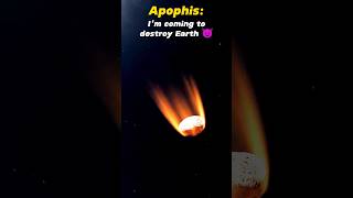 Earth Vs Apophis Asteroid shorts space sun edits [upl. by Quartana]