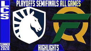 TL vs FLY Highlights ALL GAMES  LCS Summer 2020 Playoffs Semifinals  Team Liquid vs FlyQuest [upl. by Zane105]