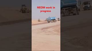 neom city work in progress neom neomcity construction automobile [upl. by Eitsyrhc]