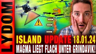 ISLAND Update Magma liegt FLACH unter Grindavik  Kontamination entdeckt [upl. by Karim]