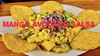 Mango Avocado Salsa  Mango Avocado Salad Shorts [upl. by Solim]