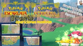 Pokémon EscarlataPúrpura Evento apariciones masivas  Tatsugiri [upl. by Rollo383]