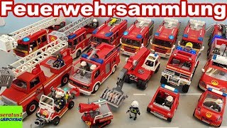 Playmobil Feuerwehr Fahrzeuge riesige Sammlung seratus1 unboxing [upl. by Stefanie717]