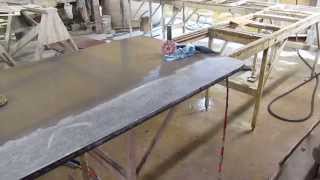 Steel Grey Granite Countertop Part 1 [upl. by Rucker]