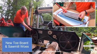 126New Toe Board and Sawmill Woes w HM126 [upl. by Hoem]