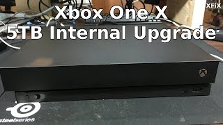 Xbox One X Scorpio 5TB Internal Hard Drive Upgrade Using Windows Script 61 [upl. by Edmonds3]