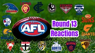 Every AFL clubs reaction to their Round 13 matches [upl. by Suoivatco]