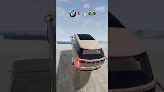 BMW X7 vs Land Rover Range Rover beamngdrive shorts [upl. by Ecnahc]