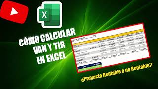 Cómo calcular VAN y TIR en Excel Paso a Paso e interpretación [upl. by Salem648]