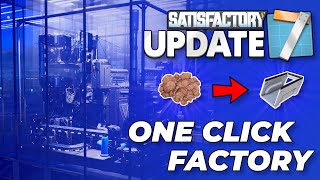 I Squeezed an Entire Aluminum Factory into 1 Blueprint  Guide in Satisfactory Update 7 [upl. by Yeliab]