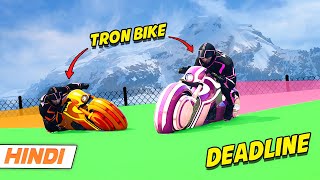 GTA 5 EPIC Tron Bike Race 🤩  Deadline  GTA 5 Online Hindi Funny Moments  Saxisam [upl. by Sternlight]