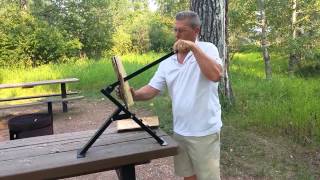 The Kindling Maker kindling splitter instructional video [upl. by Annol]