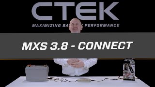 Tutorials  CTEK MXS 38  How to connect [upl. by Emina814]