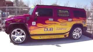 HILLYARD CUSTOM RIMampTIRE WORLDS MOST EXPENSIVE HUMMER H2 SPINNER RIMS [upl. by Jamaal]