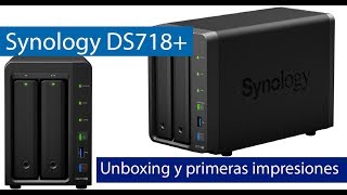 Synology DS718 Unboxing y primeras impresiones de este NAS de alto rendimiento [upl. by Aneen]