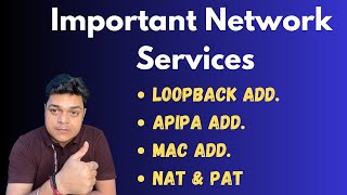 Important Network Services  APIPA Address  Loopback Address  MAC Address Become System Admin [upl. by Atinas674]