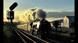 A Golden Duchess  46233 Powers Through Loughborough Mainline  Peak Forester [upl. by Ennaeerb474]