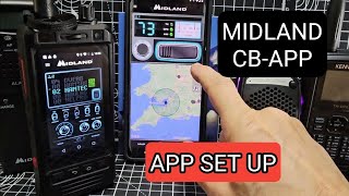 MIDALAND CB TALK APP  SET UP [upl. by Ludly]