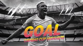 Jérémy Doku Goal vs Watford at Etihad Stadium Carabao Cup Manchester City vs Watford Highlights [upl. by Ashman707]