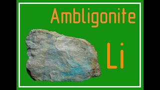 amblygonite [upl. by Mattie464]