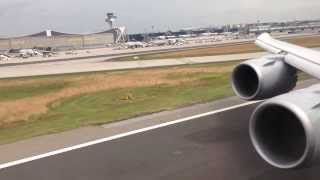 7478 Takeoff from FRA Cabin view [upl. by Reisinger]