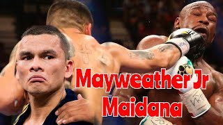 When Floyd Mayweather was Hurt by Marcos Maidana [upl. by Eednyl210]