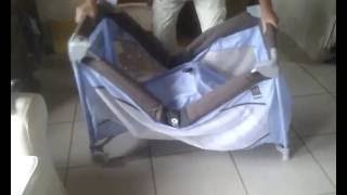 How to unfoldfold travel cot not [upl. by Khorma]