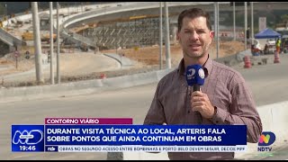 Arteris Litoral Sul explica pendências em visita técnica ao Contorno Viário [upl. by Marcelle]