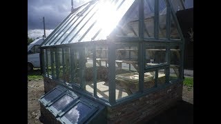 Accoya greenhouse with reclaimed brick base [upl. by Anela601]