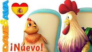 🐓 Las Ruedas del Autobús Parte 3  Canciones Infantiles y Canciones para Bebés de Dave y Ava 🐓 [upl. by Ecadnarb193]