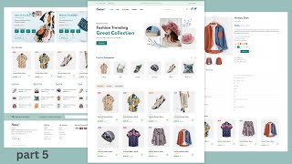 Build A Ecommerce Website Project With HTML CSS JavaScript [upl. by Shutz]