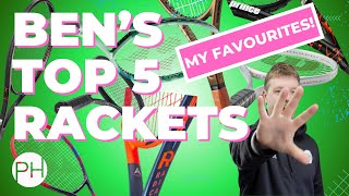 REVIEW TOP 5 TENNIS RACKETS 2024  COACH PICKED  BEN EDITION  Tennis Coach [upl. by Lugo]