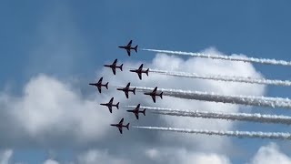 ‘Wales Air Show Festival Event’  Flying Display Highlights Part 1  06072024  Swansea Beach [upl. by Alleoj167]