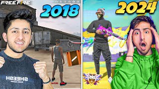 Old Free Fire 2017 Vs 2024 Searching Old Players Today Are They Still Playing Free Fire [upl. by Stephen921]