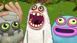 Noggin Mammott Toe Jammer  Plant Island Trio My Singing Monsters [upl. by Aiker519]