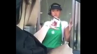 Watch Starbucks customer confronts employee for stealing credit card info [upl. by Dina407]