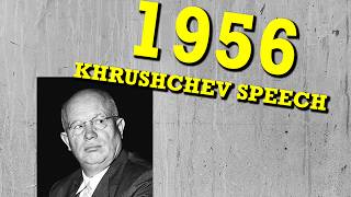 1956  Khrushchev delivers his secret speech  Jamie Sheas NATO History Class [upl. by Griffie]