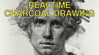 Realtime Charcoal Drawing 157 [upl. by Aenert]