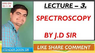 Bsc final Born Oppenheimer approximation spectroscopy physical chemistry lecture 3 J D SIR JULANA [upl. by Fred461]