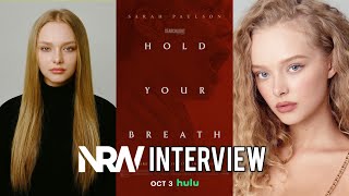 Actor Amiah Miller talks HOLD YOUR BREATH with Kuya P for NRW A NRW Interview Hulu [upl. by Esinaj]