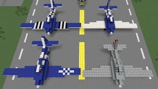 Minecraft Tutorial F4F Wildcat F6F Hellcat [upl. by Eira]