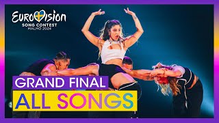 Eurovision 2024 RECAP of all Songs Grand Final [upl. by Aney278]