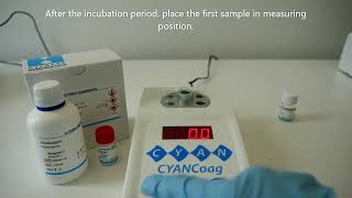 The determination of fibrinogen levels in human plasma with the CYANCoag 1Ch [upl. by Cecilio27]